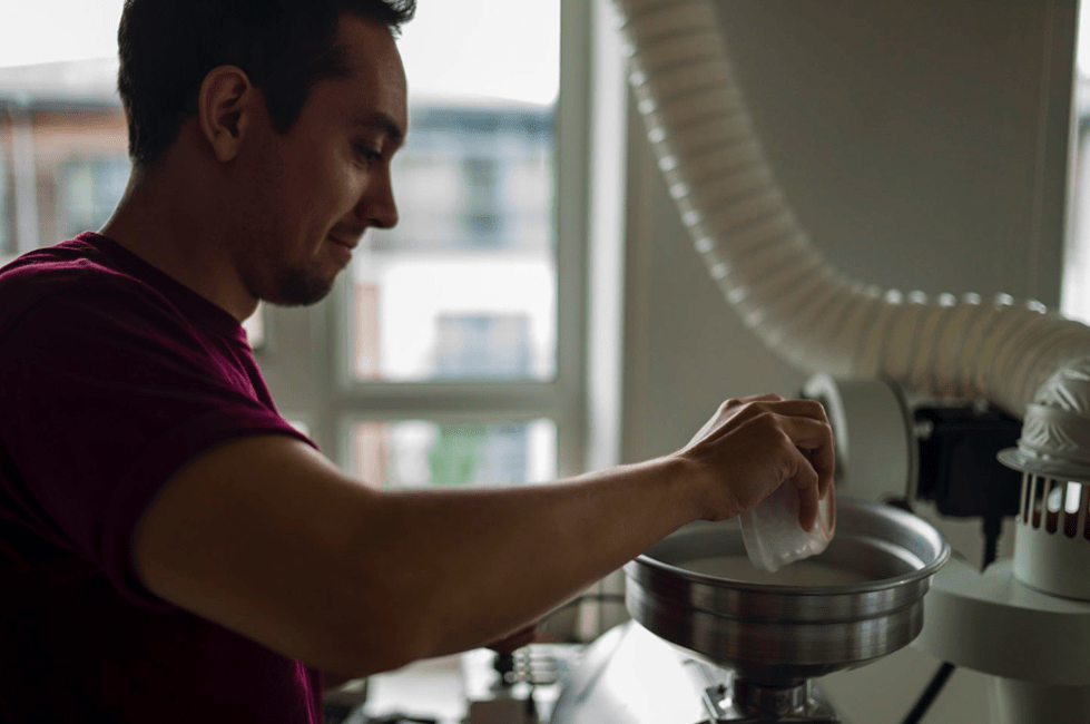 Sample roasting at Long and Short HQ